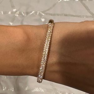 Swarovski Rose Gold Crystal bangle